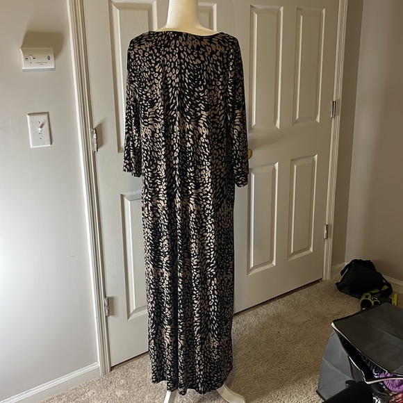 3/4 sleeve maxi dress - Picture 2 of 7